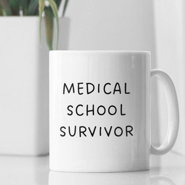 Med School Survivor Mug