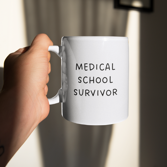 Med School Survivor Mug